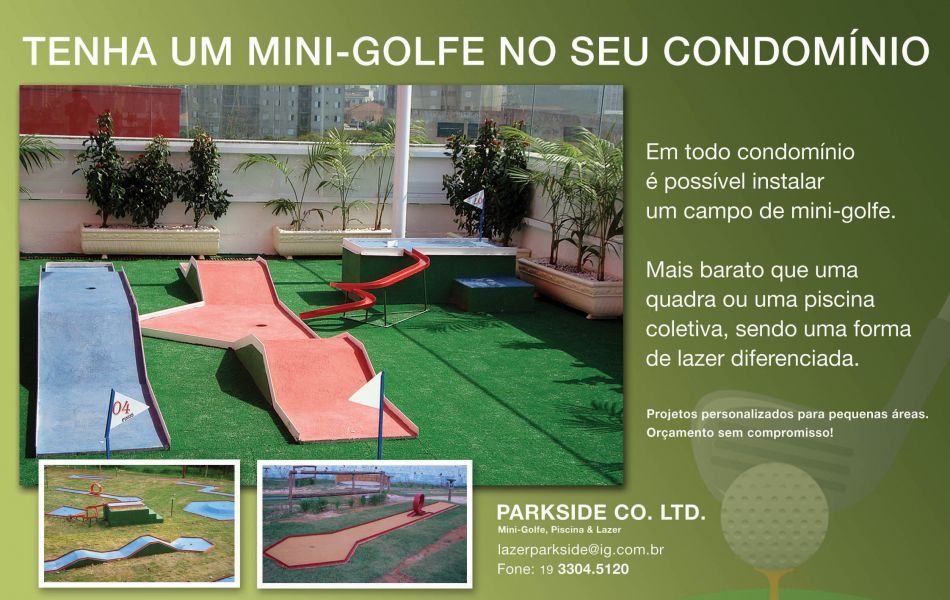 Mini golfe para condomínios