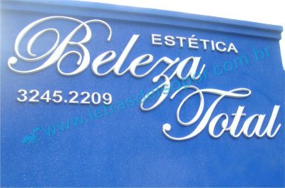 letras caixa de isopor revestidas