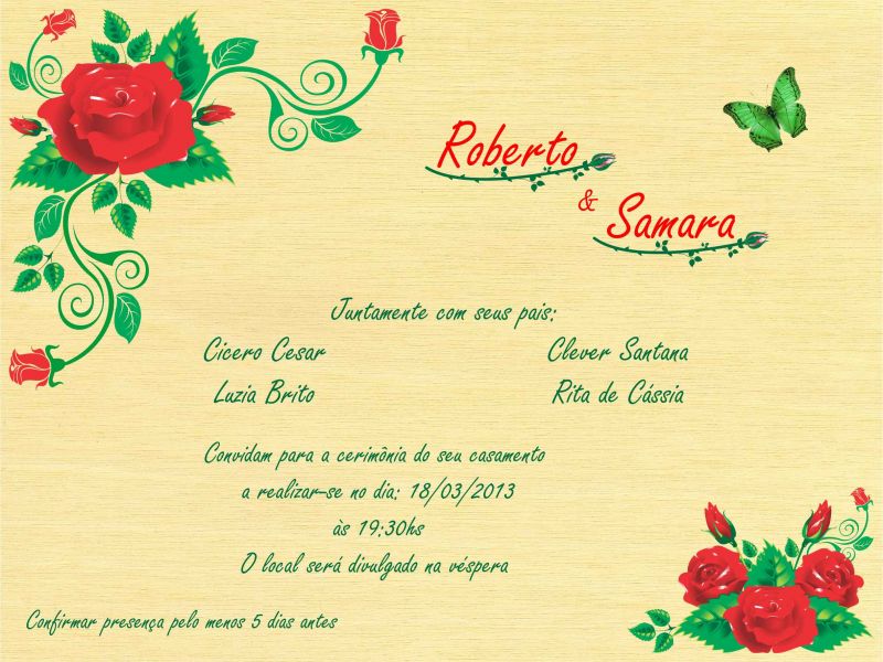 Convite de madeira para casamento