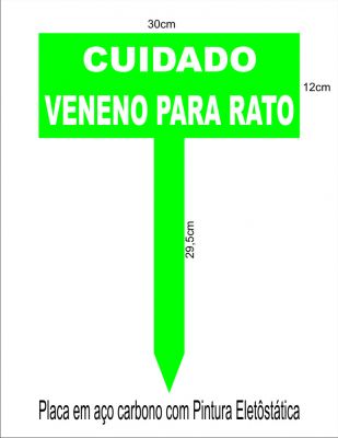 Placa para gramado