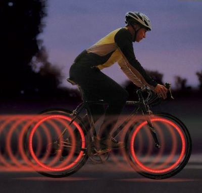 Lançamento/LED de segurança para bicicletas, Motos - 3 cores azul, verde e vermelho