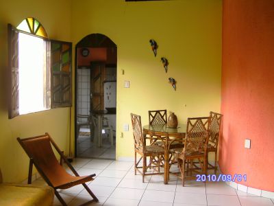 Casa para temporada e finais de semana 3/4 mobiliado a 0 3 minutos da praia