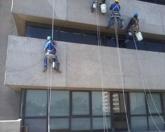Tratamento de concreto aparente pintura impermeabilização 