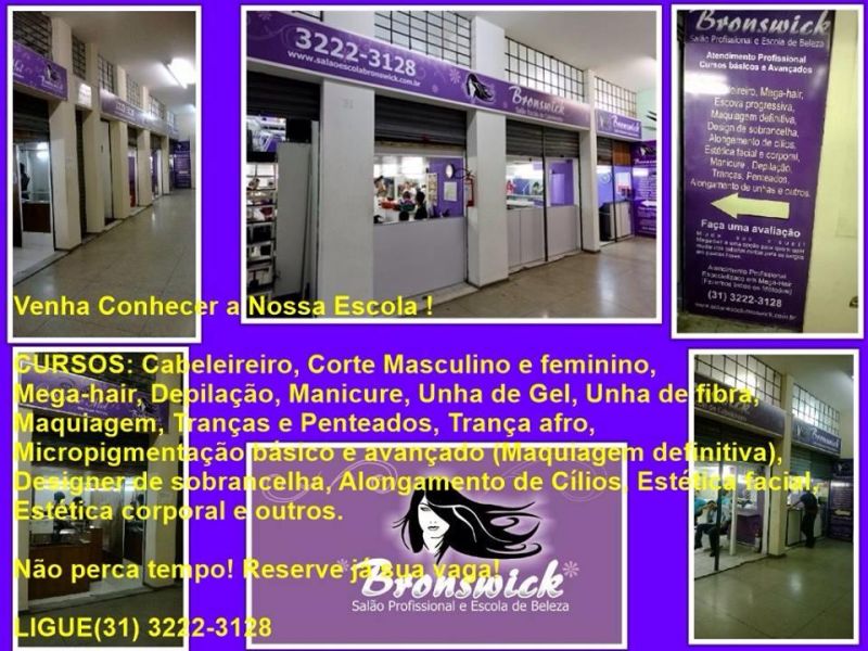 Salão Escola Bronswick, Cursos Rápido e Profissionalizante  