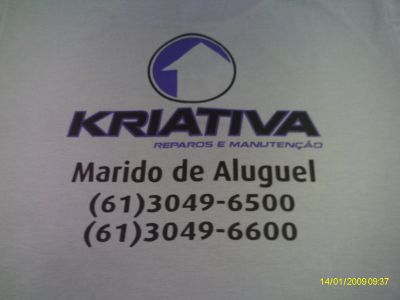 KRIATIVA REPAROS E DEDETIZAÇÃO LTDA ( MARIDO DE ALUGUEL)