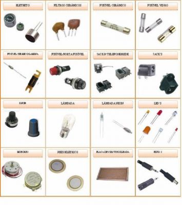 Componentes Eletrônicos p/ Atacado - transistor, resistor, capacitor, trimpot, fontes, varistor