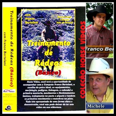 Video cursos em dvd  de treinamento de cavalos