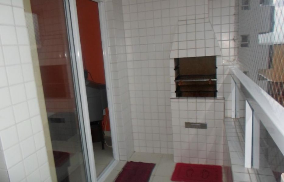 Cód M010 Ap 1 dormitório frente ao mar com churrasqueira na sacada