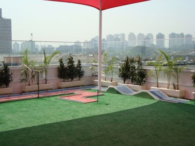 mini golfe para condominios