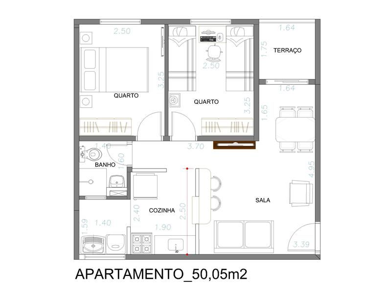 Lançamento Apartamentos a partir de R$172.000,00 com 50 m?