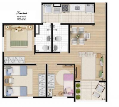 Apartamento em Itaquera pronto para morar (11)8105-3189