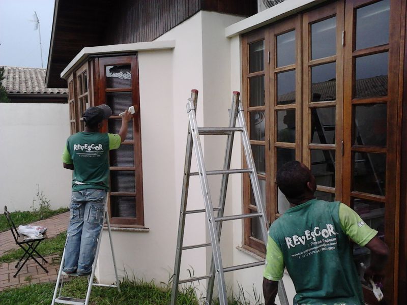 Acabamento de pinturas