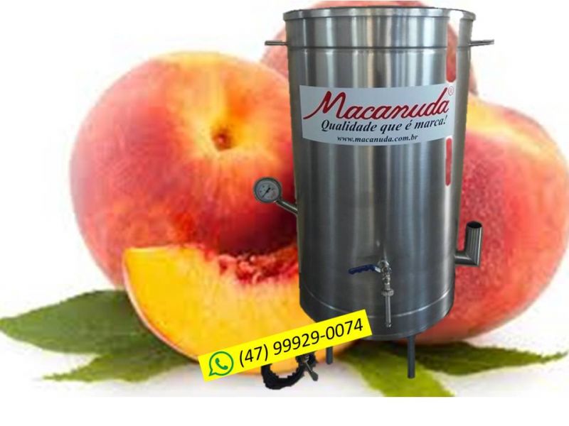 Panela a vapor pra fazer suco de uva 30 kg marca Macanuda