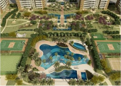 Residencial Allegro Apartamentos de 2 e 3 Quartos com suíte 
