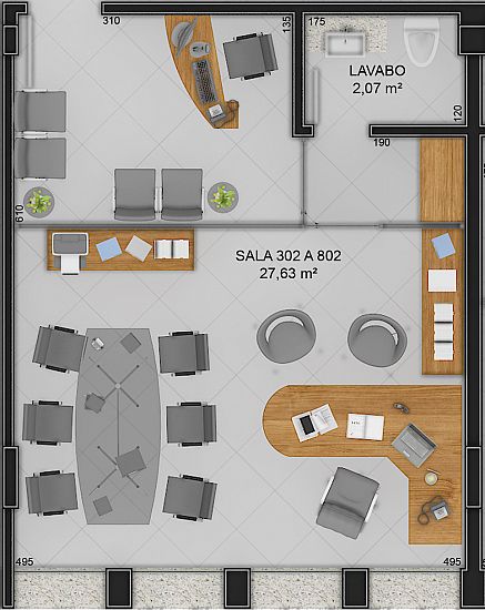 Titanium Trade Center sala comercial Centro Criciúma