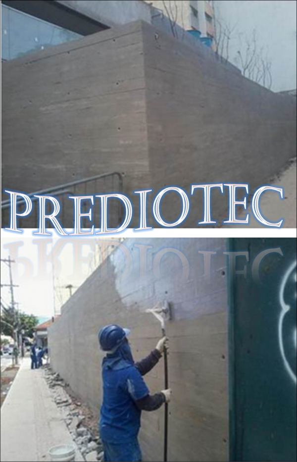 Pintura predial, tratamento de fachadas prediais, tratamento de concreto aparente, tratamento