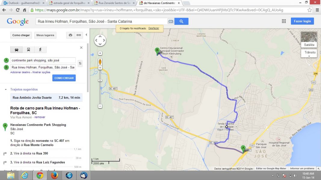  	 Kitnet em Forquilhas - São José - SC