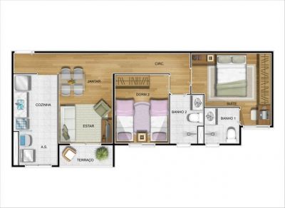 Lançamento de Apartamentos próximo ao centro de Guarulhos, 2 e 3 dorms com suíte