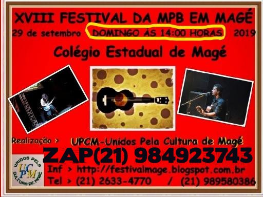 XVIII Festival da MPB em Magé