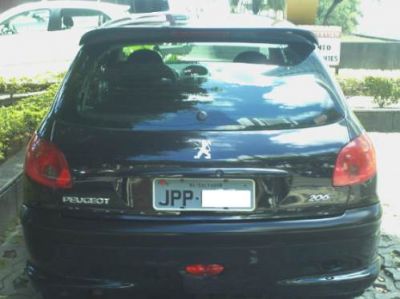 Peugeot 206 1.0 16v 4 Portas Completo (2004/2004) Preto! R$ 15,900,00