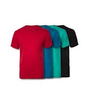 Camisetas básicas de Algodão  / Malha fria