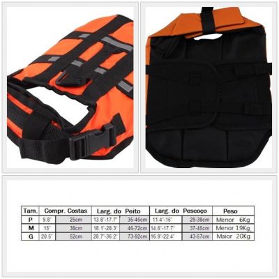 Colete Salva-Vidas Canino   