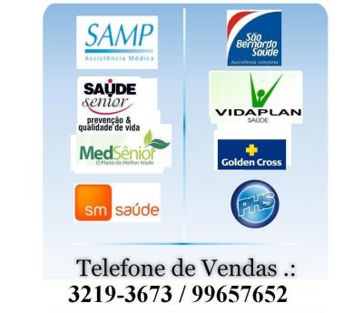 Plano de saude es, (27) 3219-3673  sao bernardo, unimed, phs, samp, sms, medsenior