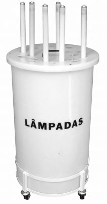 Coletor e transportador de Lâmpadas usad