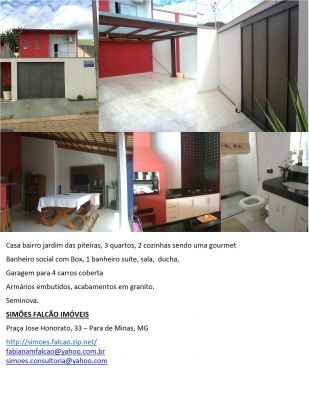 casa 3 quartos b. jardim das piteiras