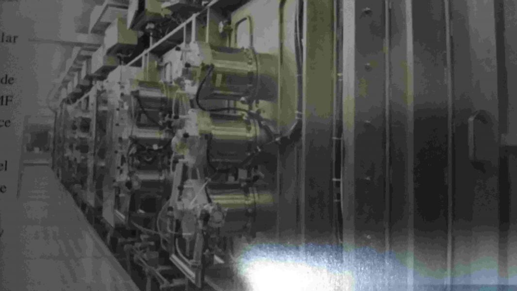 Sputtering line for touch screen production