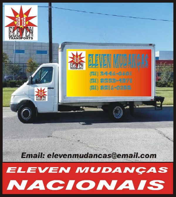 ELEVEN MUDANÇAS CANOAS para todo o Brasil - Residenciais
