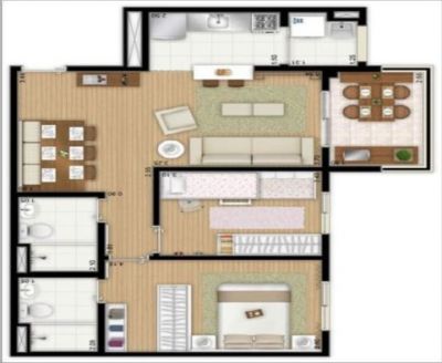 Apartamento Flex Guarulhos - 2 e 3 dorms. de (60m² ~ 76m²)