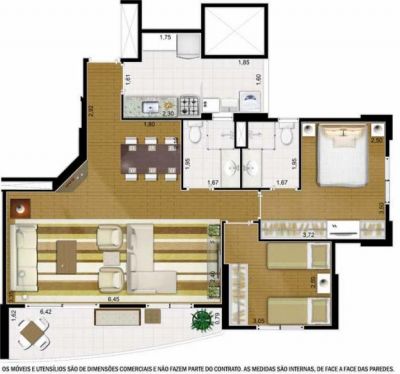 Sports Garden Leste!!! Apartamentos de 3 e 2 dormitórios com 1 suíte e 82 m² privativos.