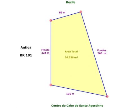 Terreno na antiga BR 101 Sul com 26.000 m²