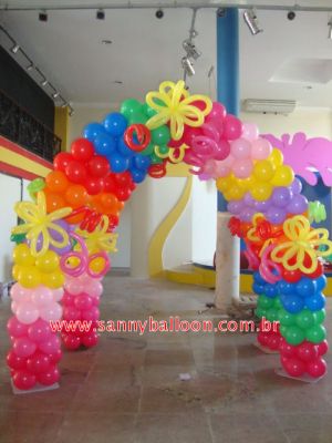 Curso de arte e decoraçao com baloes