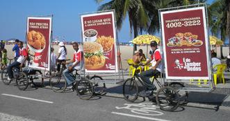 locação bike propaganda