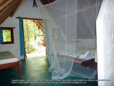 Pousada a venda na Bahia, ilha de Boipeba, Cairú, praia de Morere.