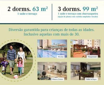 ROSSI MONTÊS - APARTAMENTOS DE 63 e 99m²