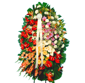 Flora Parque da Colina,preços especias para coroas de flores grandes