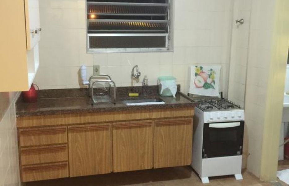 Cód. GJ001 -Apartamento em Guarujá 1 dormitório c/ wifi e TV a cabo