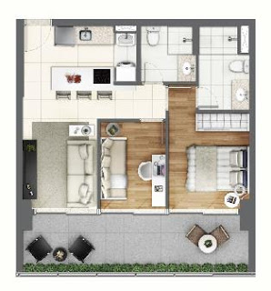 Habitarte Brooklin - Aptos de 41 m², 61 m² e 81 m² - 1 á 2 dormts - 1 á 2 suítes !!!!