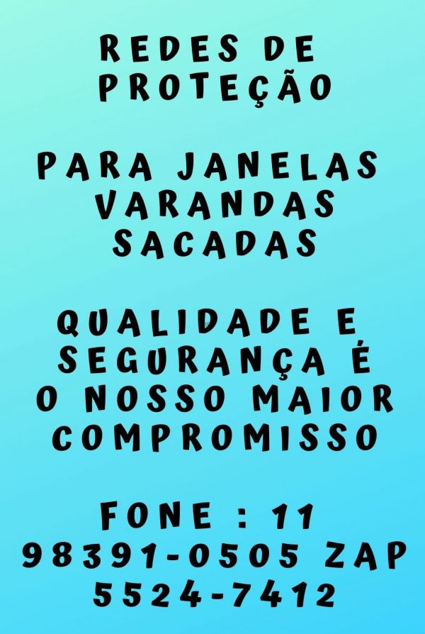 Socorro, Instalação de Redes de Proteção no Socorro, (11) 98391-0505 zap