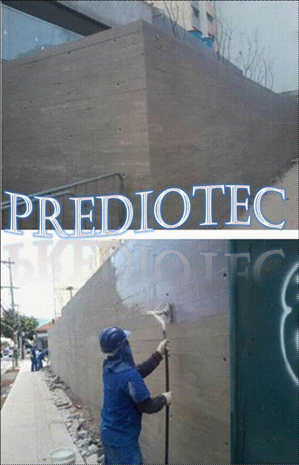 Pintura predial, tratamento de fachadas prediais, tratamento de concreto aparente, tratamento