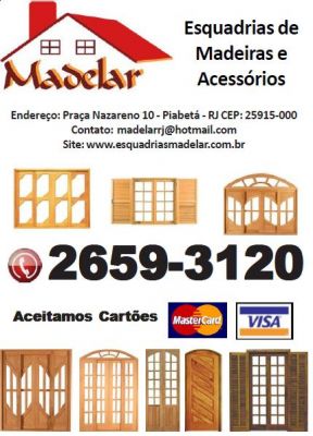 MADELAR - PORTAS - JANELAS E ACESSÒRIOS DE MADEIRAS