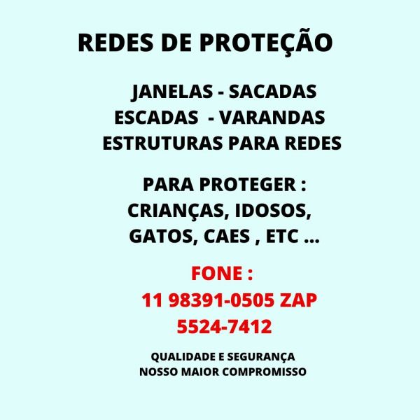 Alto da Boa Vista, Telas de Proteção no Alto da Boa Vista, (11) 98391-0505 zap