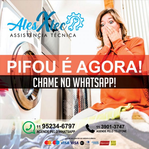 Defeito em sua lavadora de roupas