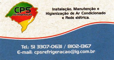 CPS REFRIGERAÇÃO - INSTALAÇÃO, MANUTENÇÃO E VENDA SPLIT