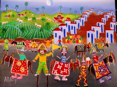 ARACY TEMA FESTA DA MAZONIA MEDIDA 50X40 A VENDA COM AJUR SP 