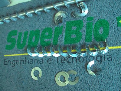 Roscas transportadoras em aço inoxidável Ribbon Blender