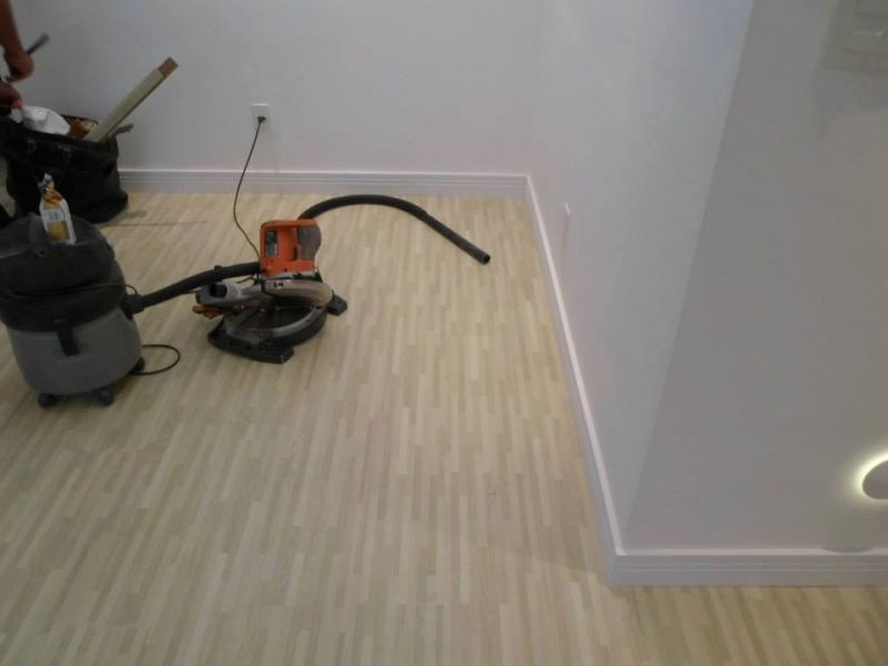 Instalação de piso laminado